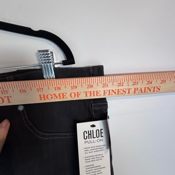 Liverpool Los Angeles Zora Denim Knit Pencil Skirt Dark Grey 24W - Picture 5 of 15